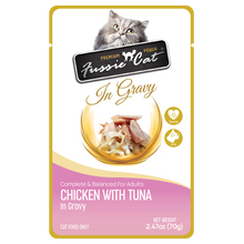 Load image into Gallery viewer, Fussie Cat Premium Pouch Wet Cat Food, 2.47 oz