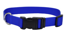 Load image into Gallery viewer, Coastal Adjustable Nylon Dog Collar with Plastic Buckle 5/8 in x 10-14 in - SMALL