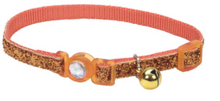 Load image into Gallery viewer, SafeCat Jewel Buckle Adj Collar w/Glitter 12"