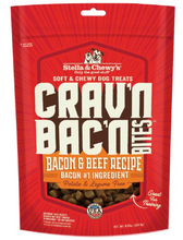 Load image into Gallery viewer, Stella & Chewy Crav'n Bac'n Bites Dog Meal Mixers 8.25oz