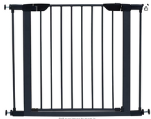 Load image into Gallery viewer, MidWest Homes for Pets 29 Inches Tall Walk-Though Graphite Steel Pet Gate, Pressure Mounted Dog Gate Measures 29H x 29.5-38W Inches & Includes Two 3-Inch-Wide Extensions,