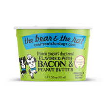 Load image into Gallery viewer, The Bear and The Rat - Frozen Bacon & Peanut Butter Yogurt Dog Treat