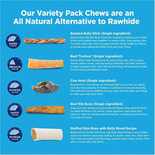 Load image into Gallery viewer, Barkworthies- Medium Breed DogChew Variety Pack (5 chews)