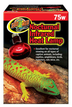 Load image into Gallery viewer, Zoo Med Nocturnal Infrared Reptile Heat Lamp, 100-Watt