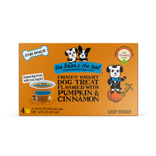 Load image into Gallery viewer, The Bear and The Rat - Frozen Pumpkin Yogurt Dog Treat
