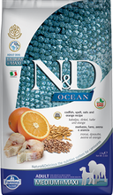 Load image into Gallery viewer, Farmina N&D Cod, Spelt, Oats, Orange Med/Maxi Adult Dry Dog Food