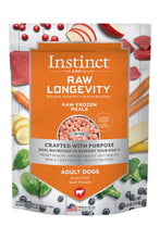 Load image into Gallery viewer, Instinct Longevity Adult 4lb Bites Frozen Raw Dog Food