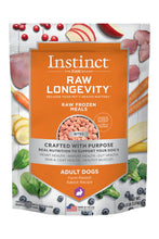 Load image into Gallery viewer, Instinct Longevity Adult 4lb Bites Frozen Raw Dog Food