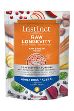 Load image into Gallery viewer, Instinct Longevity Adult 4lb Bites Frozen Raw Dog Food