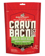 Load image into Gallery viewer, Stella & Chewy Crav'n Bac'n Bites Dog Meal Mixers 8.25oz