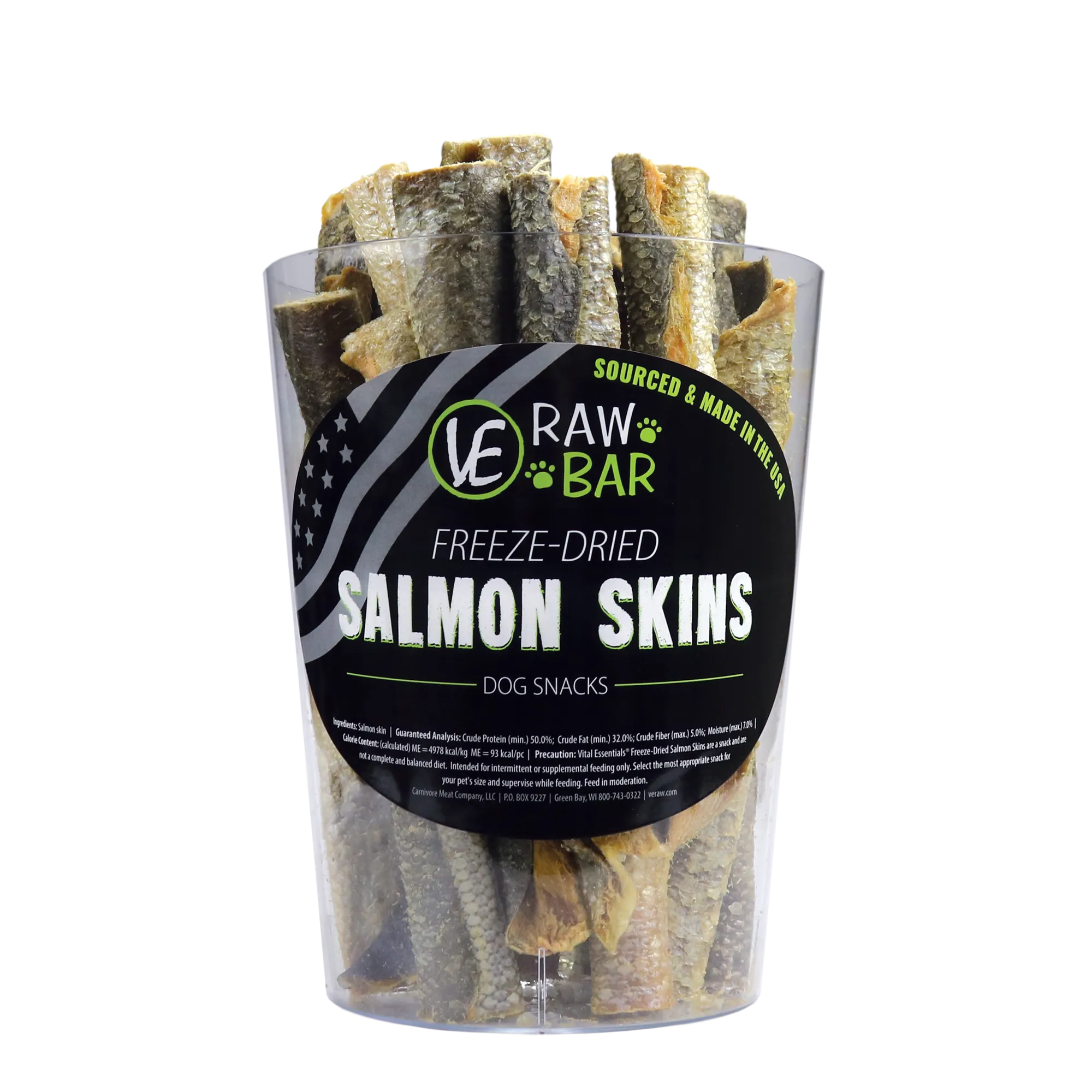 VE RAW BAR Salmon Skins Pet Paradise Supermarket Inc ve-raw-bar-salmon-skins-pet-paradise-supermarket-inc
