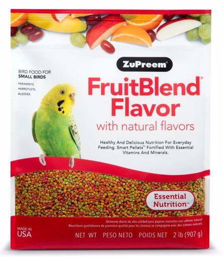 ZUPREEM 2 LB. FRUITBLEND SM. BIRDS - PARAKEET, BUDGIE, PARROLET