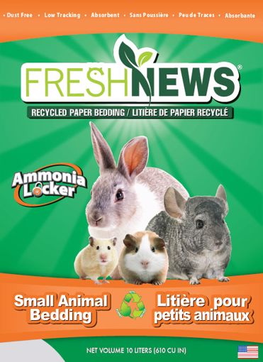 FreshNews Small Animal Paper Bedding - 10 l