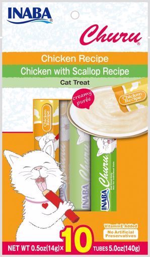 Inaba Churu CHICKEN - VARIETY BAG 10/.5 OZ.