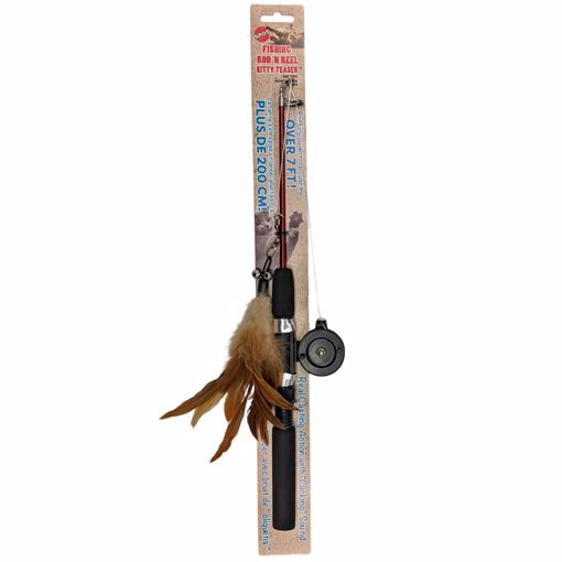 Ethical 7 Ft Fishing Rod With Kitty Laser Cat Toy