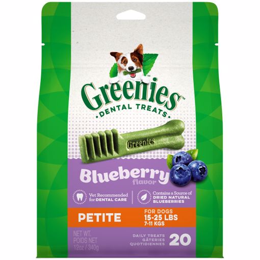 Greenies Blueberry Petite Dental Dog Treats  - 20 ct