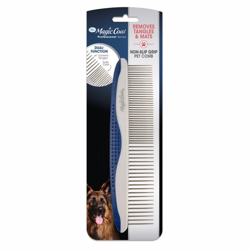 Magic Coat Non-Slip Grip Dog Comb for All Hair Types