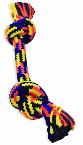 Mammoth Flossy Chew Two Knot Bone Large Dog Toy