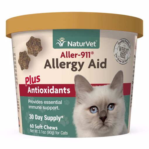 NATURVET ALLERGY AID PLUS ANTIOXIDANTS - SOFT CHEW CUP - CAT