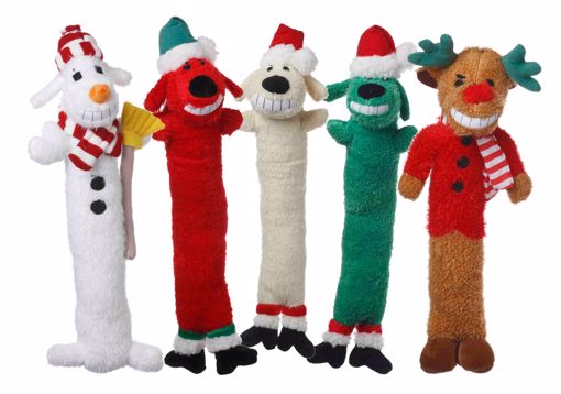 HOLIDAY LOOFA - ASSORTED SANTA, DEER, SNOWMAN 12 IN.