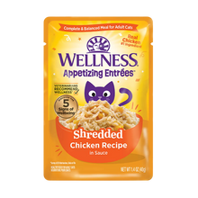 Load image into Gallery viewer, Wellness Appetizing Entrées Wet Cat Food Pouches, 1.4 oz
