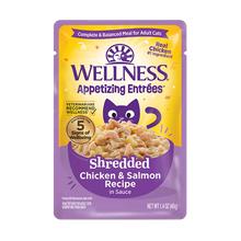 Load image into Gallery viewer, Wellness Appetizing Entrées Wet Cat Food Pouches, 1.4 oz
