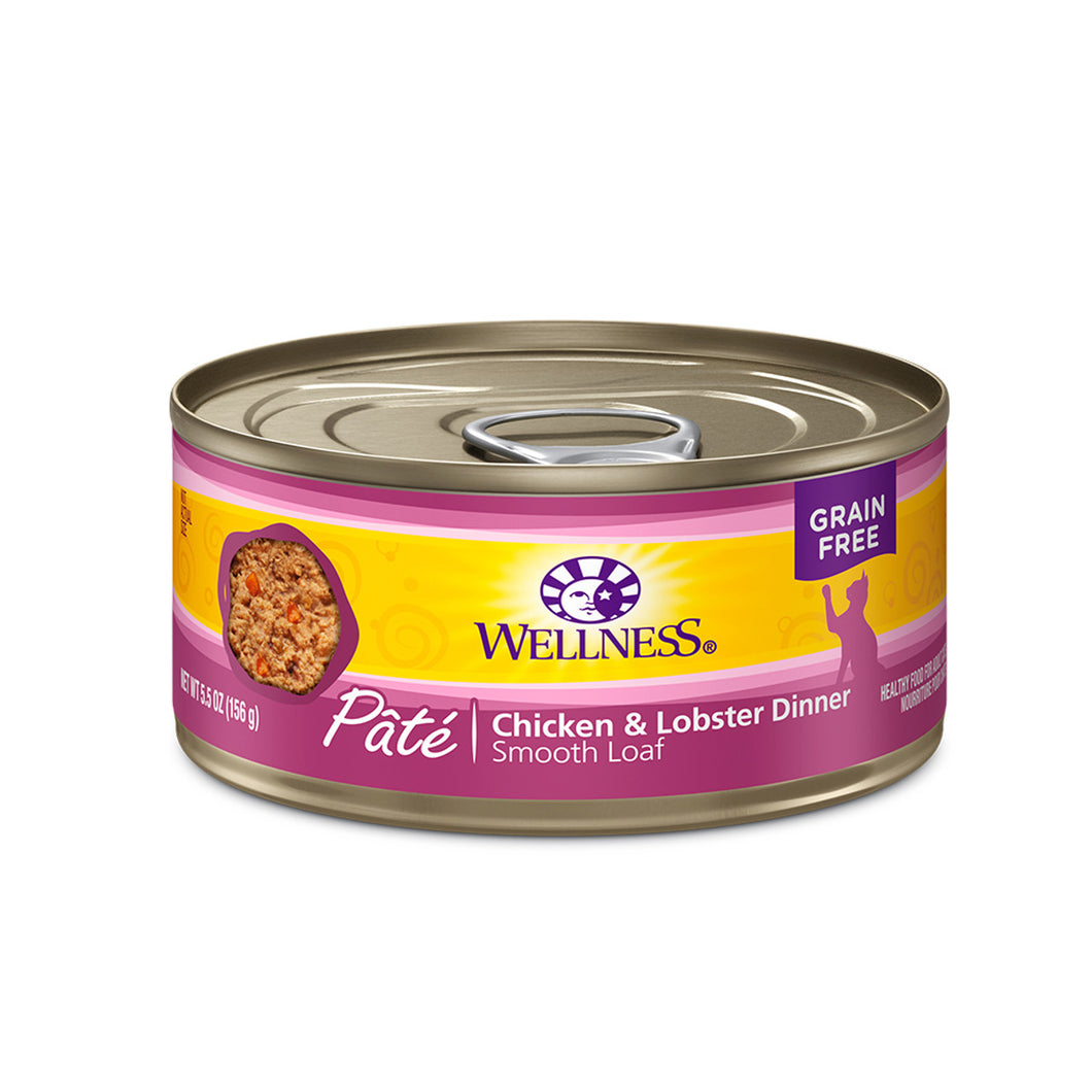 Wellness Complete Health Pate Chicken & Lobster Canned Cat Food