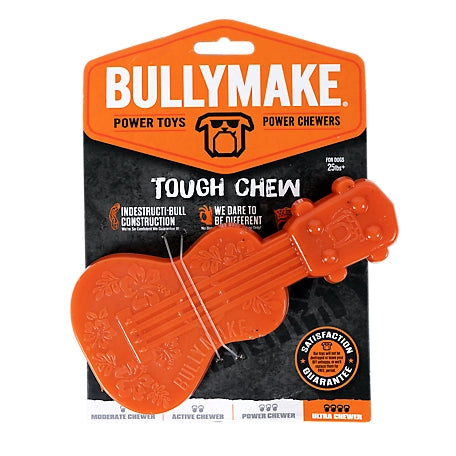 BULLYMAKE Tough Chew Peanut Butter Flavored Ukulele Dog Toy