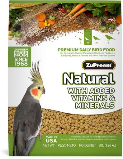 ZuPreem Medium Cockatiel 20 lb