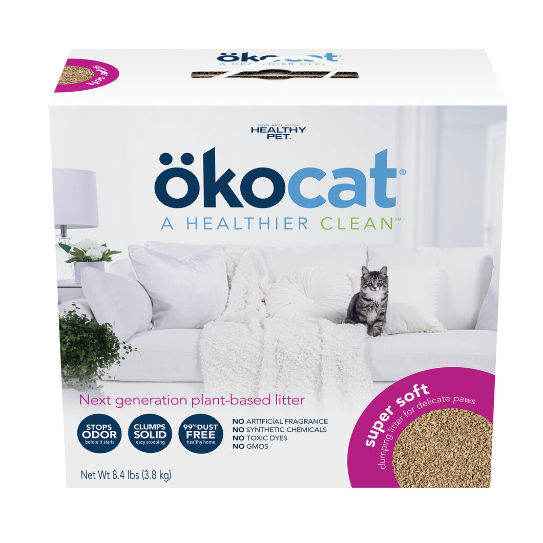 Okocat Super Soft Clumping Wood Cat Litter