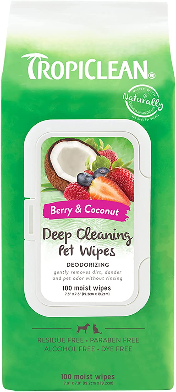Tropiclean Deep Cleansing Pet Wipes