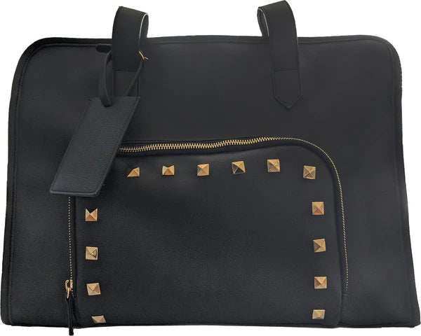 Fashion Pet Cosmo Duffle Carrier Black 17 in, Medium
