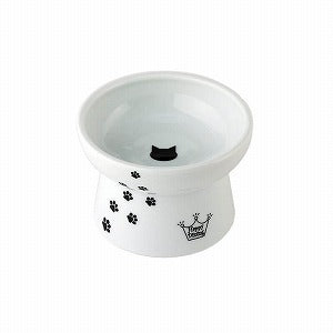 Necoichi Raised Ceramic Cat Food Bowl