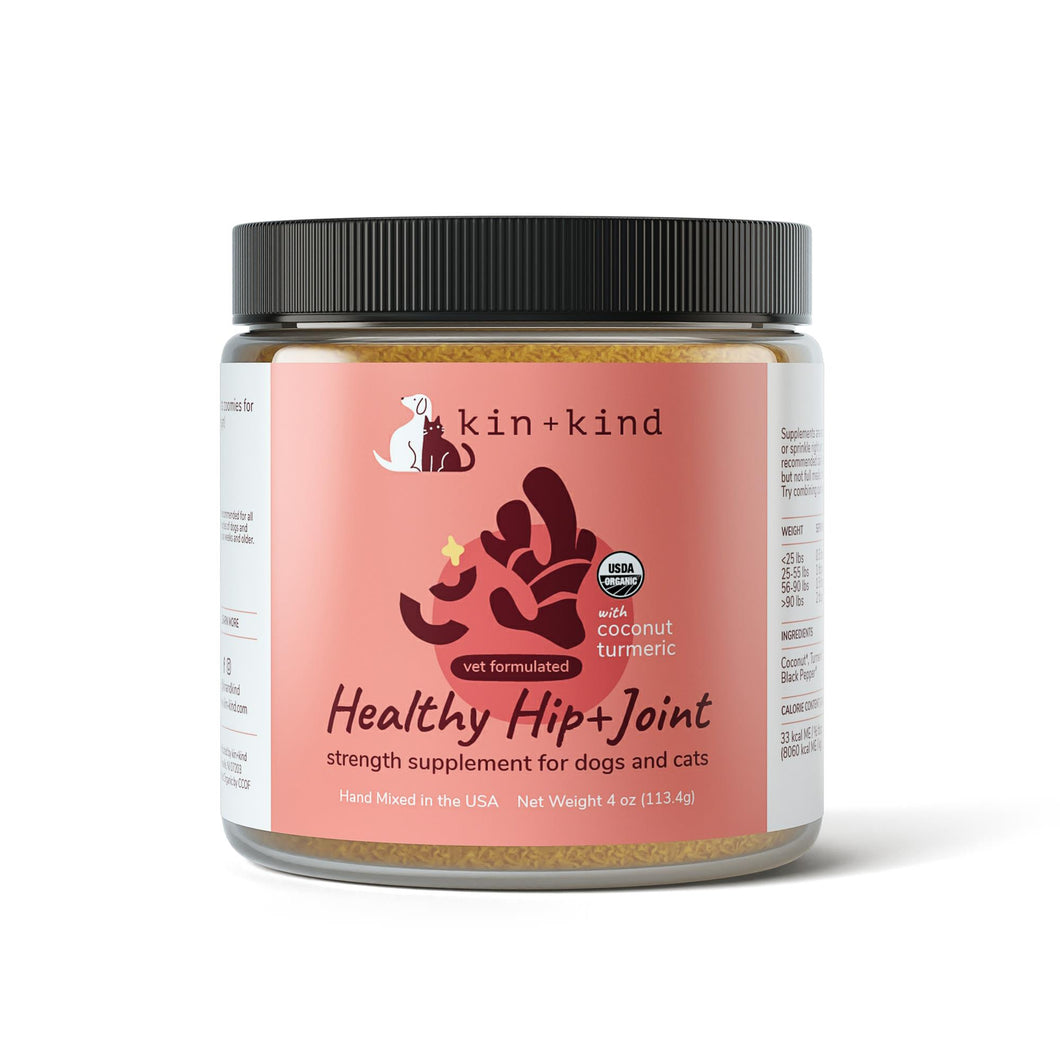 kin+kind Organic Hip & Joint Supplement for Dogs & Cats