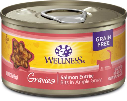 Wellness Complete Gravy Gravies Salmon Dinner Cat Food 3 oz