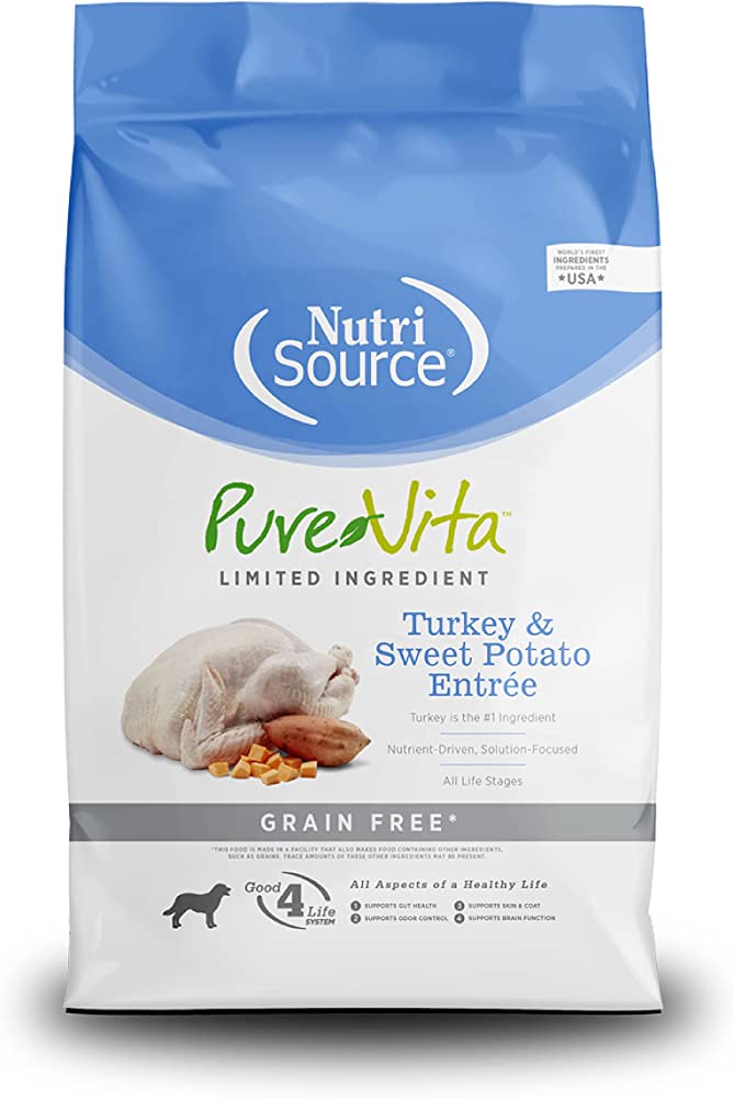 Pure Vita Grain-Free Turkey Sweet Potato & Peas - 15 Lb Bag