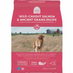 Open Fahttps://admin.shopify.com/store/pet-paradise-supermarket/products?query=open%20farmrm Ancient Grain Wild Caught Salmon Dog Food