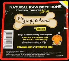 Yopup Yoghund The Straight & Marrow All Natural Raw Beef Bones 5