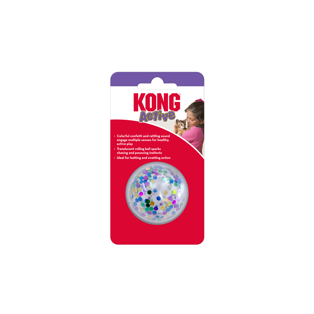 Kong Cat Active Confetti Ball Cat Toy