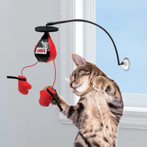 Kong Connects Window Boxing Cat Toy
