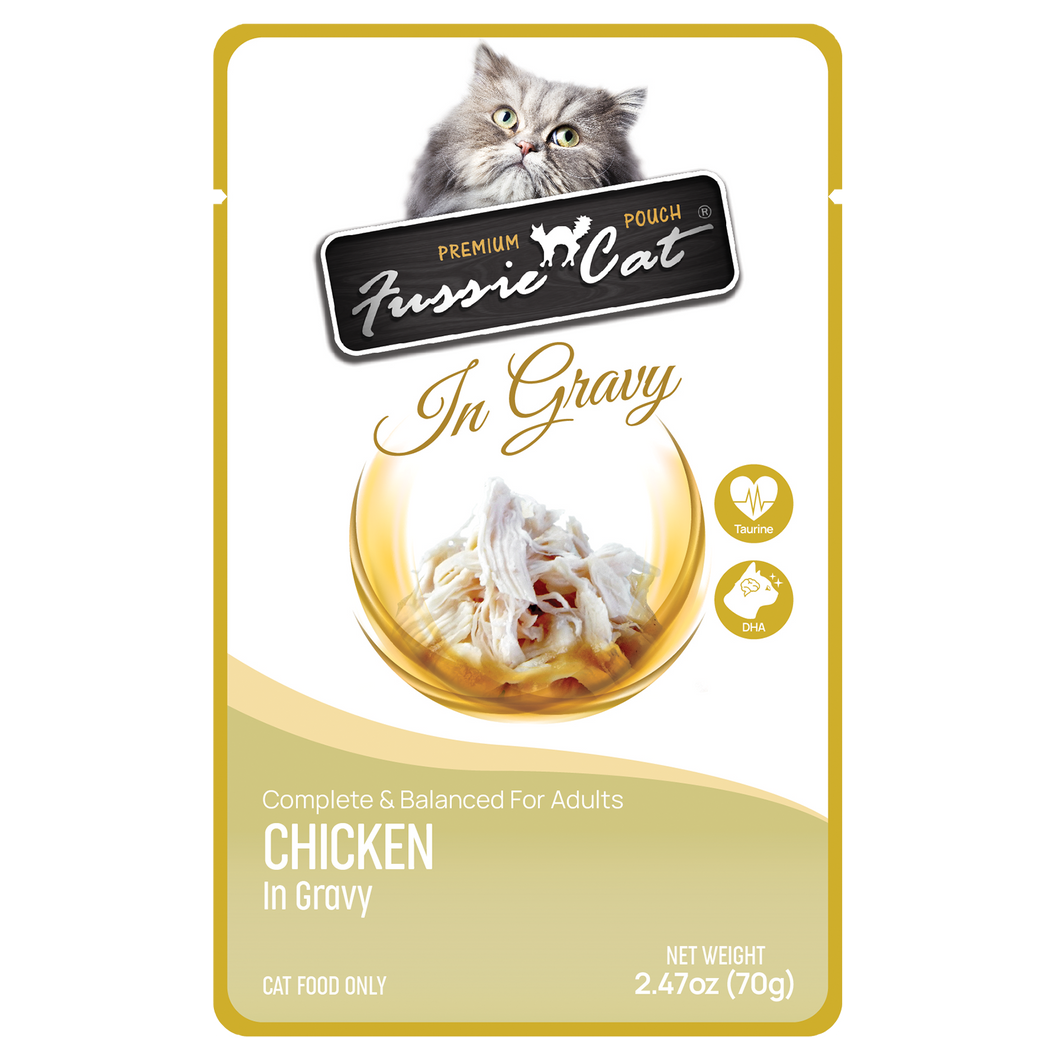 Fussie Cat Premium Pouch Wet Cat Food, 2.47 oz