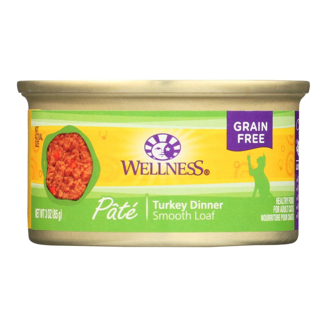 Wellness Complete Health Pate Turkey Canned Cat Food 3 oz