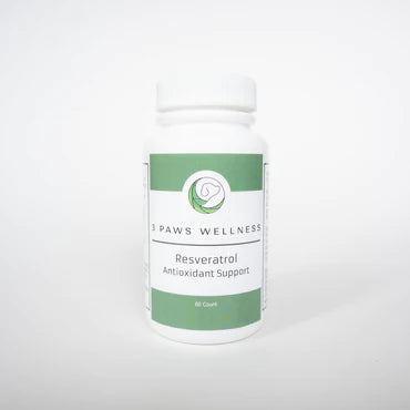 3 Paws Wellness Resveratrol Antioxidant Support Dog Supplement