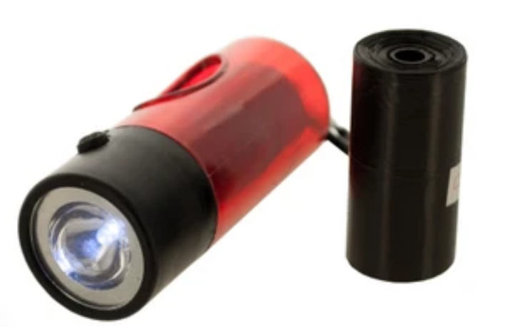 Duke's Pet Waste Bag  Dispenser LED Flashlight