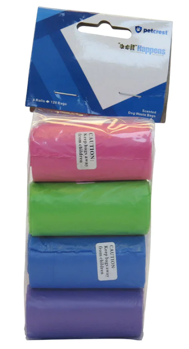Petcrest Waste Bag Refill - RAINBOW