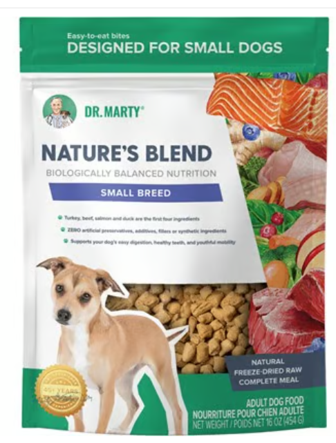Dr. Marty Nature's Blend Small Breed Freeze Dried Raw Dog Food