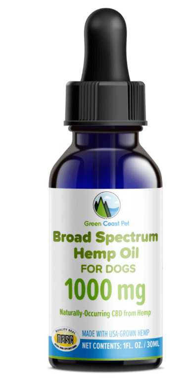 Green Coast Pet - Full Spectrum Hemp Oil Dropper for Dogs