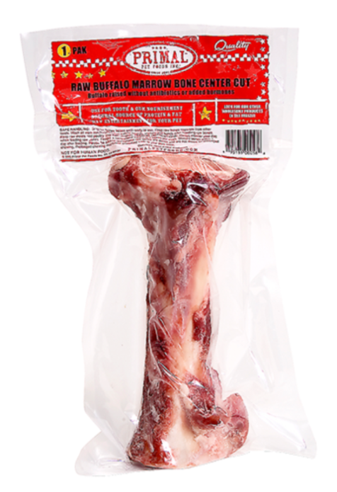 Primal Frozen Buffalo Marrow Center Bone Frozen Dog Treat