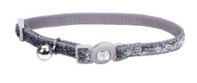 Load image into Gallery viewer, SafeCat Jewel Buckle Adj Collar w/Glitter 12&quot;
