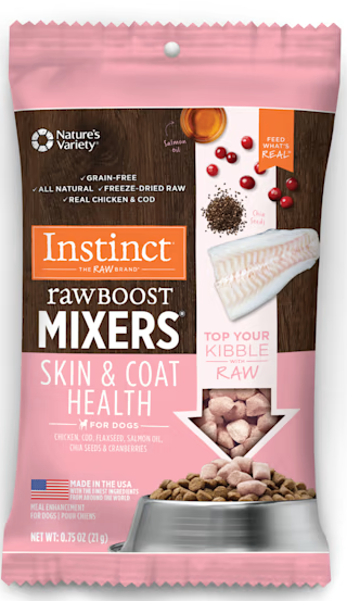 Instinct Raw Boost Mixers Freeze Dried Dog Treats/ Toppers 0.75 oz